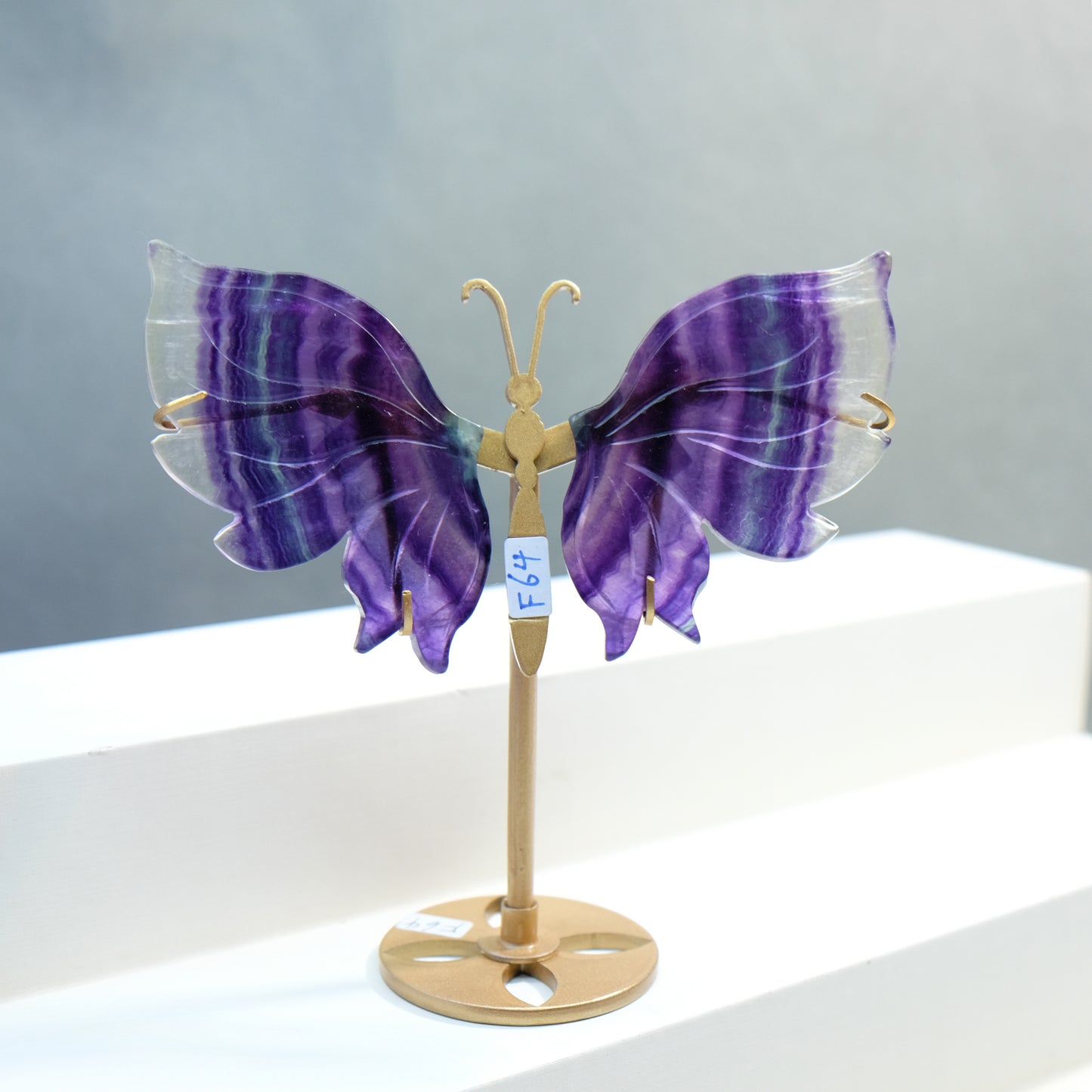 [Wholesale Price]Exquisite Rainbow Fluorite Crystal Butterfly Wings One of A Kind Pieces (Copy)