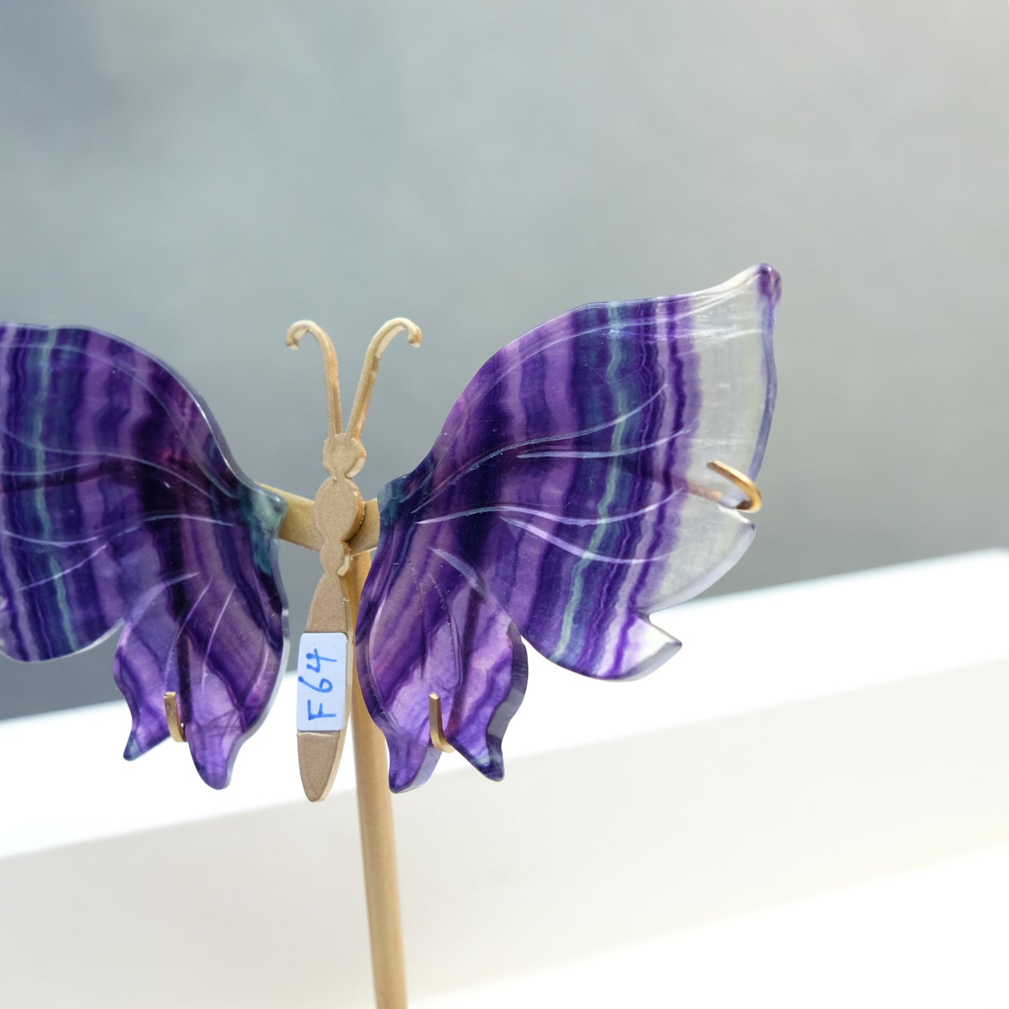 [Wholesale Price]Exquisite Rainbow Fluorite Crystal Butterfly Wings One of A Kind Pieces (Copy)