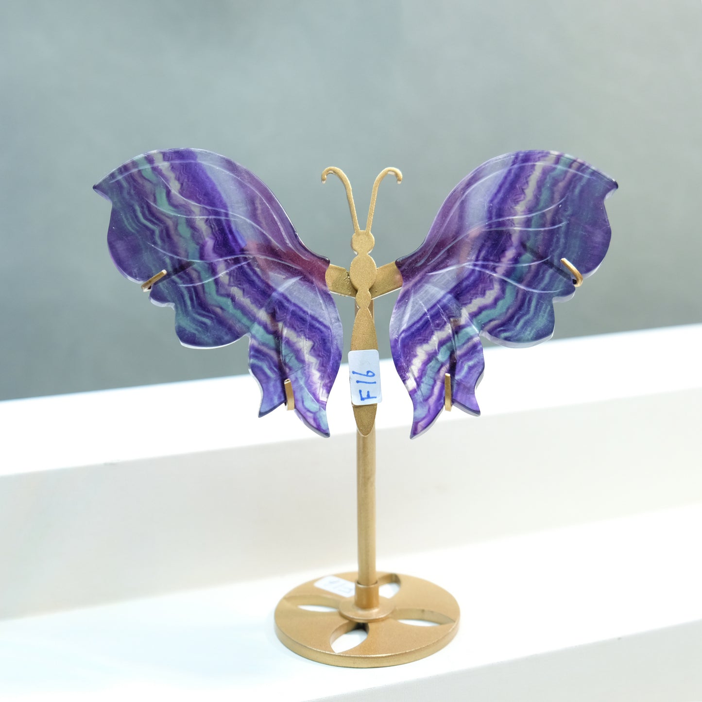 [Wholesale Price]Exquisite Rainbow Fluorite Crystal Butterfly Wings One of A Kind Pieces (Copy)