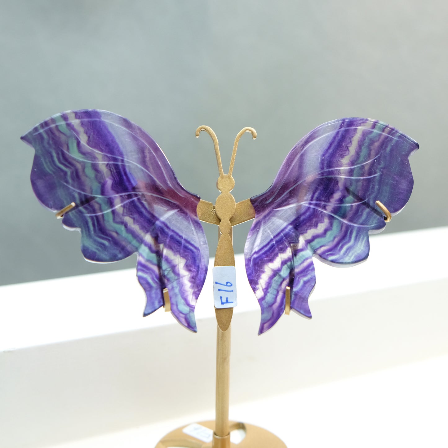 [Wholesale Price]Exquisite Rainbow Fluorite Crystal Butterfly Wings One of A Kind Pieces (Copy)
