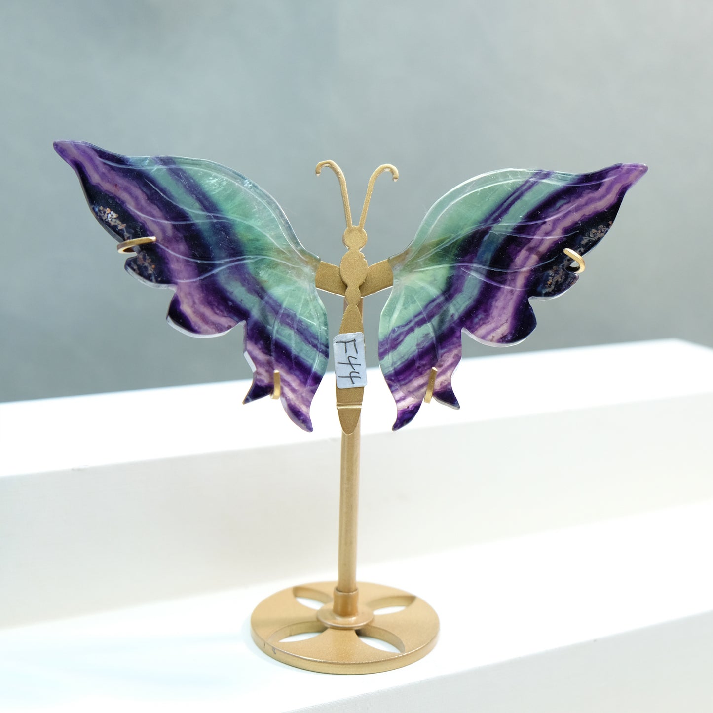 [Wholesale Price]Exquisite Rainbow Fluorite Crystal Butterfly Wings One of A Kind Pieces (Copy)