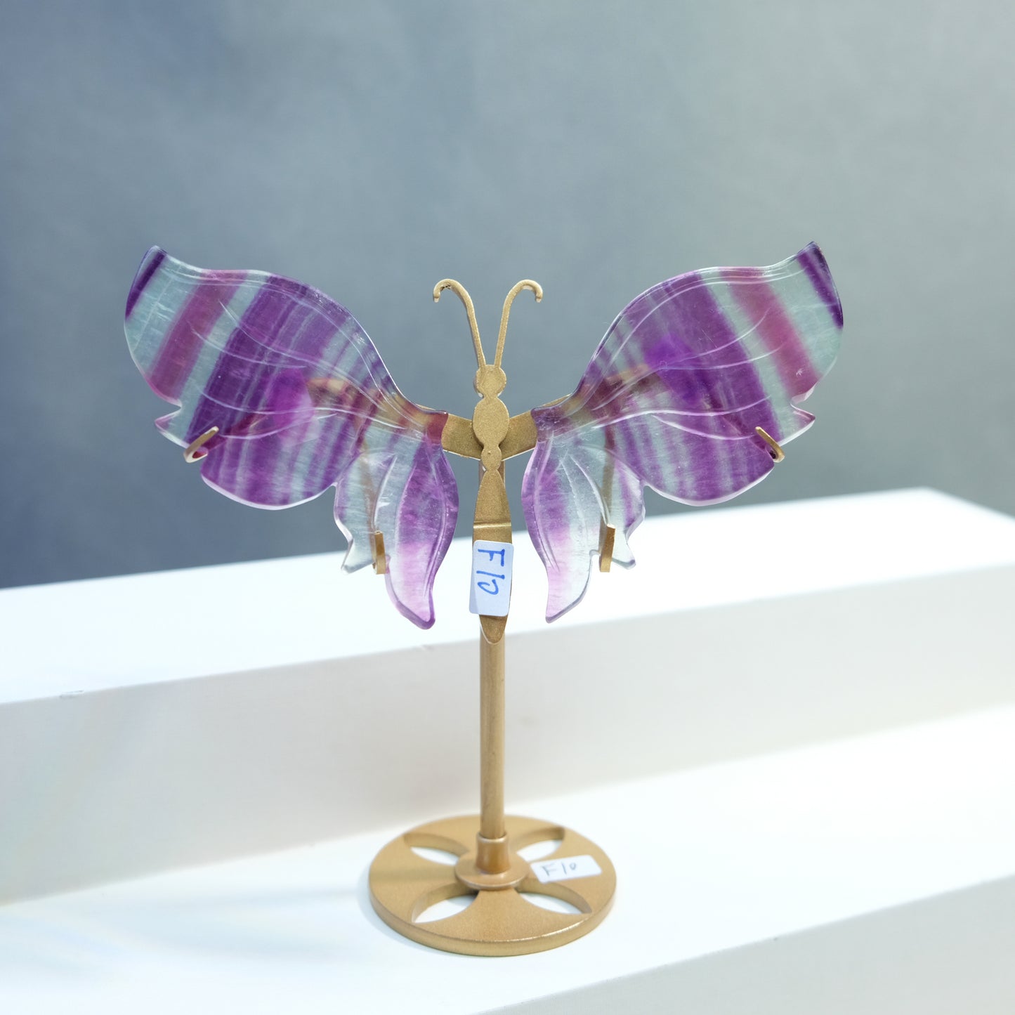 [Wholesale Price]Exquisite Candy Fluorite Pink Fluorite Crystal Butterfly Wings One of A Kind Pieces