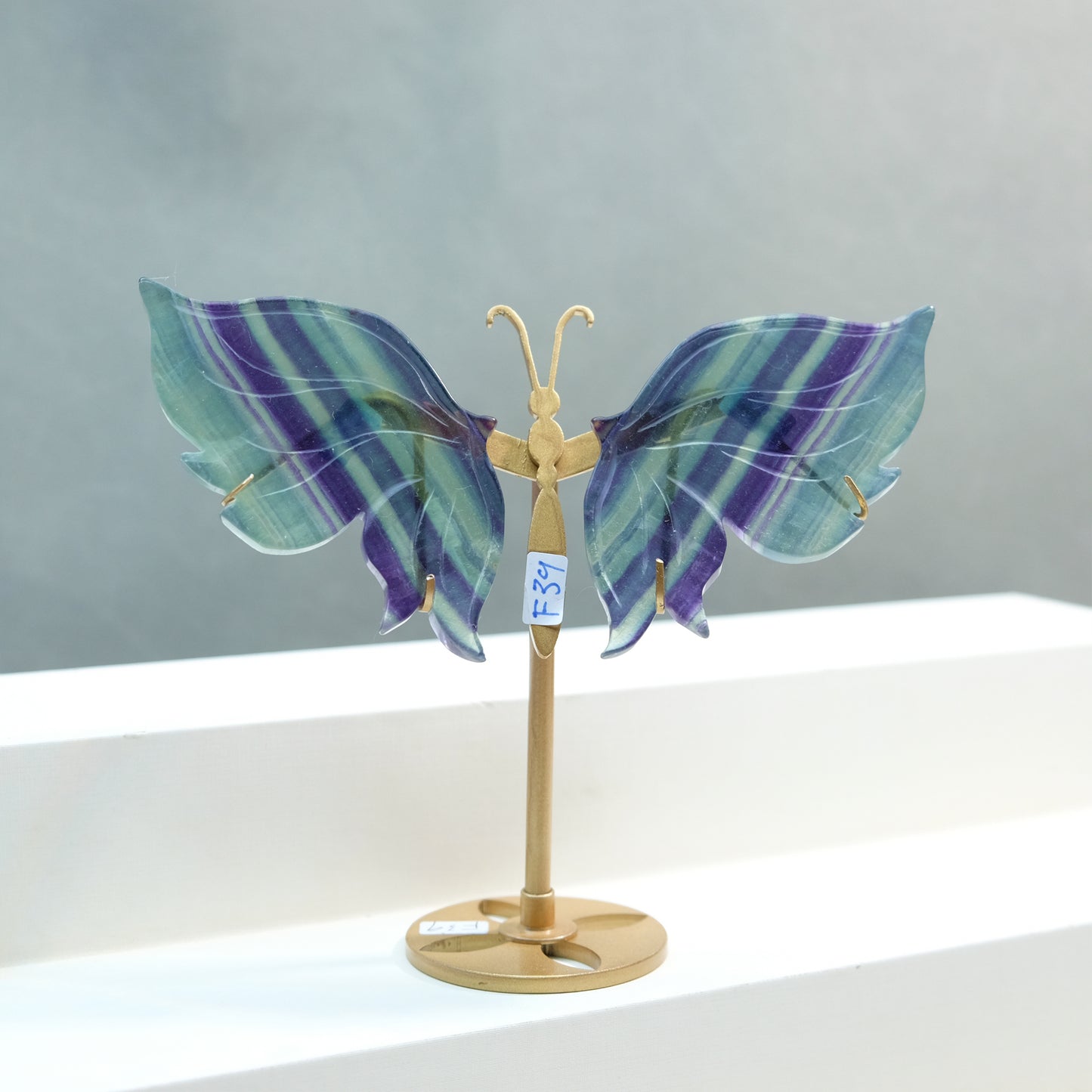 [Wholesale Price]Exquisite Rainbow Fluorite Crystal Butterfly Wings One of A Kind Pieces (Copy)