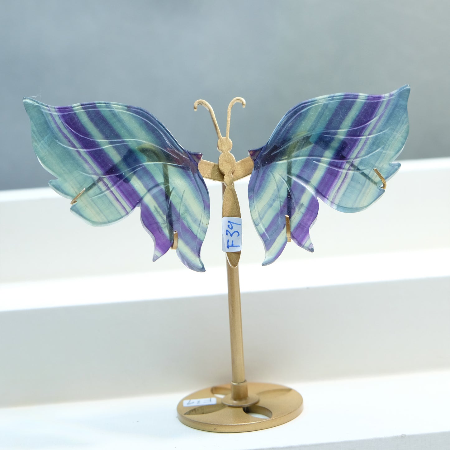 [Wholesale Price]Exquisite Rainbow Fluorite Crystal Butterfly Wings One of A Kind Pieces (Copy)