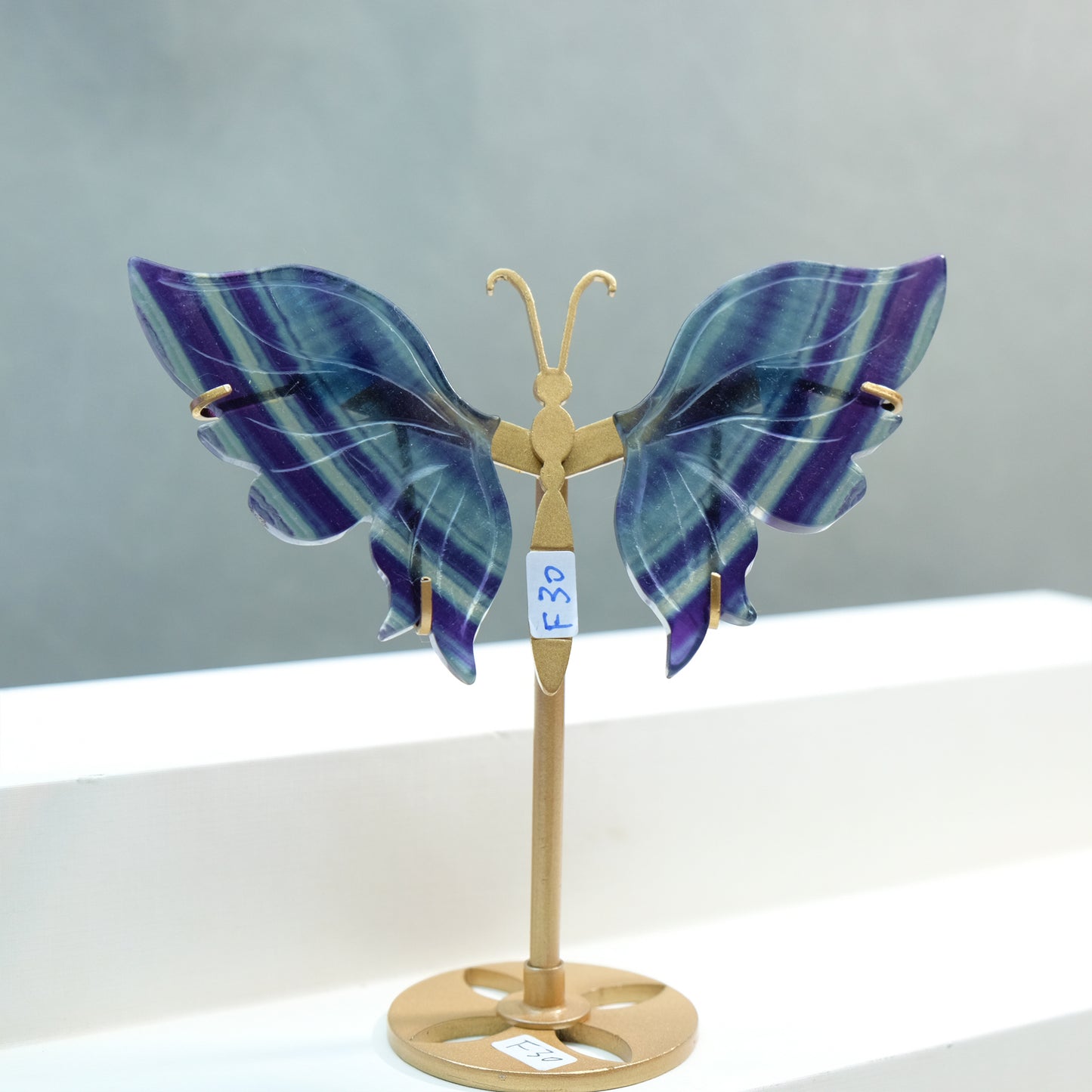 [Wholesale Price]Exquisite Rainbow Fluorite Crystal Butterfly Wings One of A Kind Pieces (Copy)