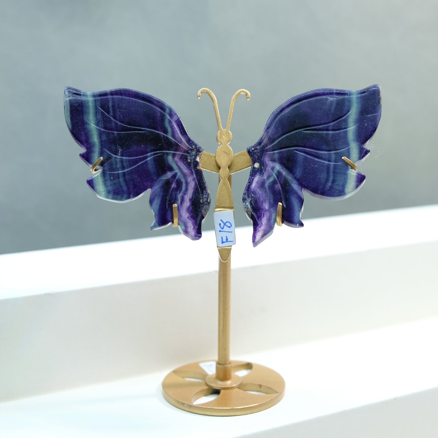 [Wholesale Price]Exquisite Rainbow Fluorite Crystal Butterfly Wings One of A Kind Pieces (Copy)