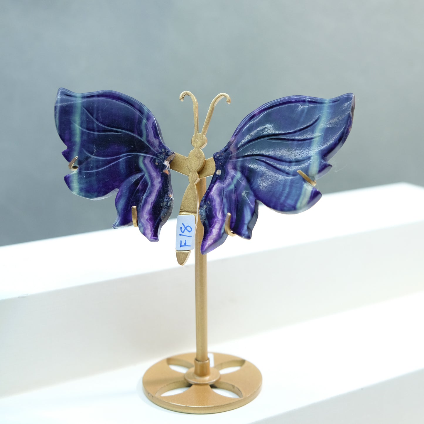 [Wholesale Price]Exquisite Rainbow Fluorite Crystal Butterfly Wings One of A Kind Pieces (Copy)