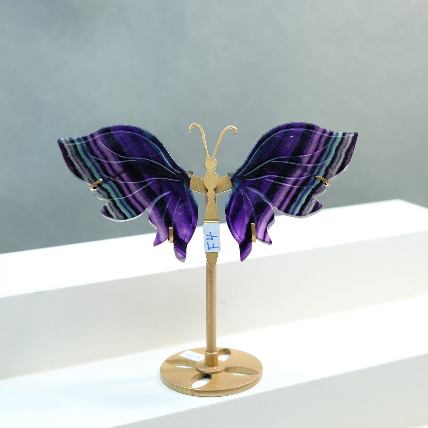 [Wholesale Price]Exquisite Rainbow Fluorite Crystal Butterfly Wings One of A Kind Pieces (Copy)