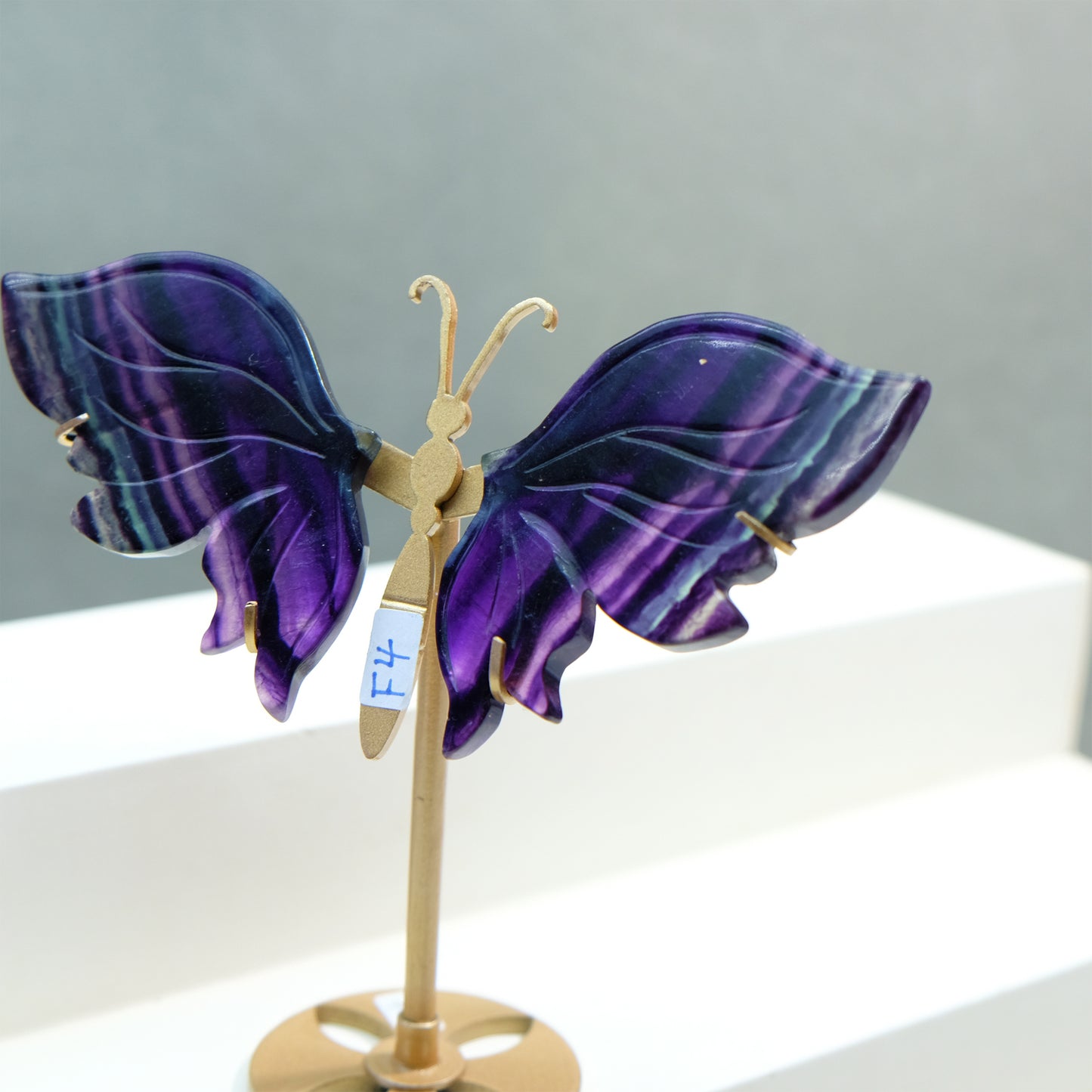 [Wholesale Price]Exquisite Rainbow Fluorite Crystal Butterfly Wings One of A Kind Pieces (Copy)